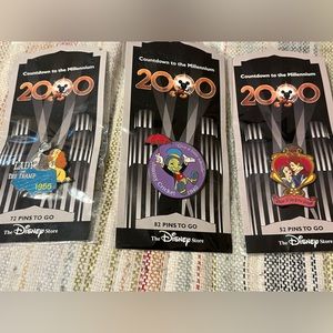 Disney Countdown to the Millennium 3 Pins